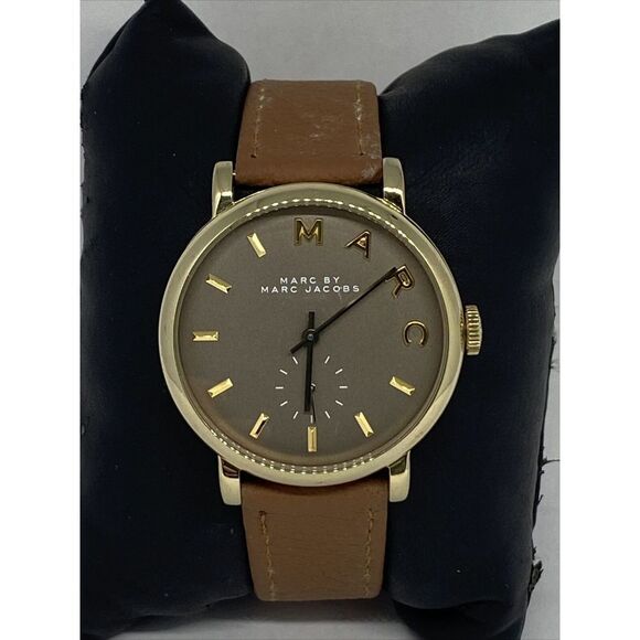 Marc By Marc Jacobs MBM8631 Womens Brown Leather Analog Dial Quartz Watch WFH116 - Picture 3 of 12
